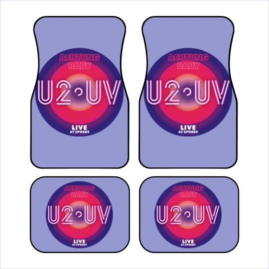Discover U2 Band Tour 2023 Car Mats, U2 UV Achtung Baby