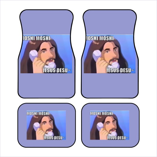 Discover moshi moshi jesus desu anime Car Mats