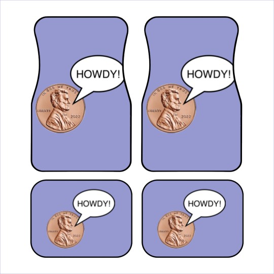 Discover RYAN TRAHAN, Penny Howdy Car Mats