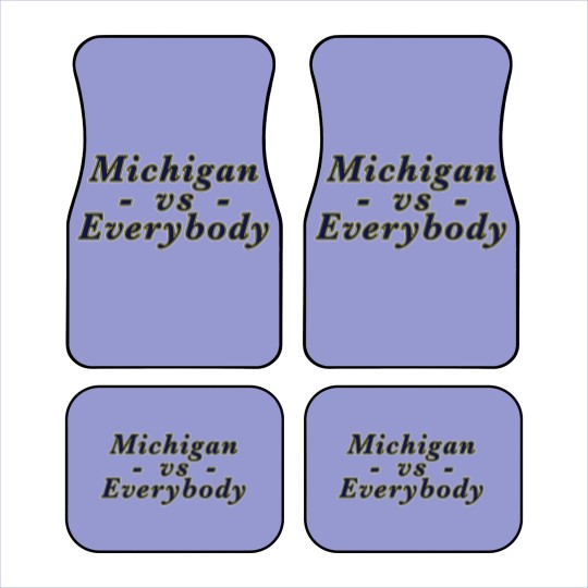 Discover Michigan vs Everybody Car Mats