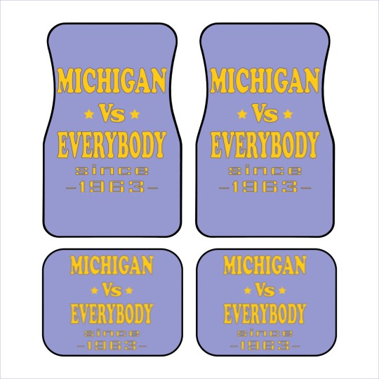 Discover michigan vs everybody Car Mats