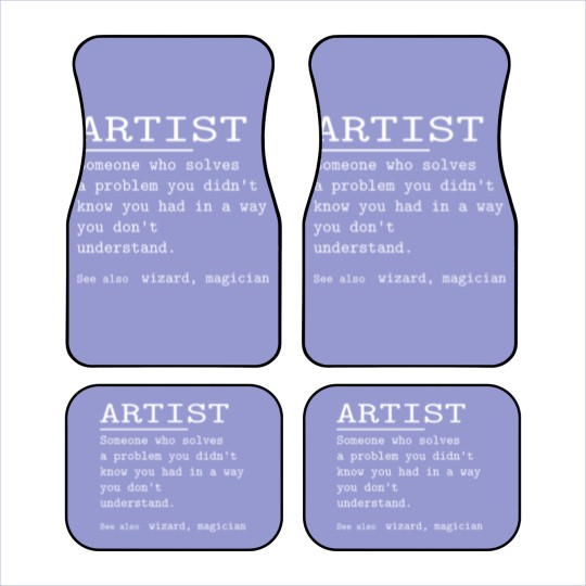 Discover ARTIST Car Mats