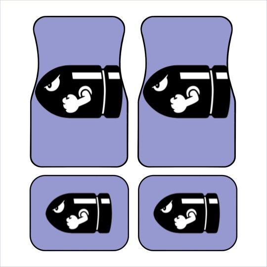 Discover Bullet bill Car Mats