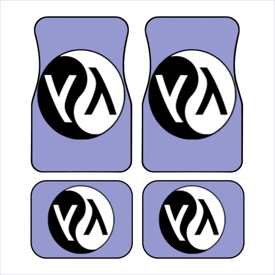 Discover lisp lambda yin yang logo Car Mats