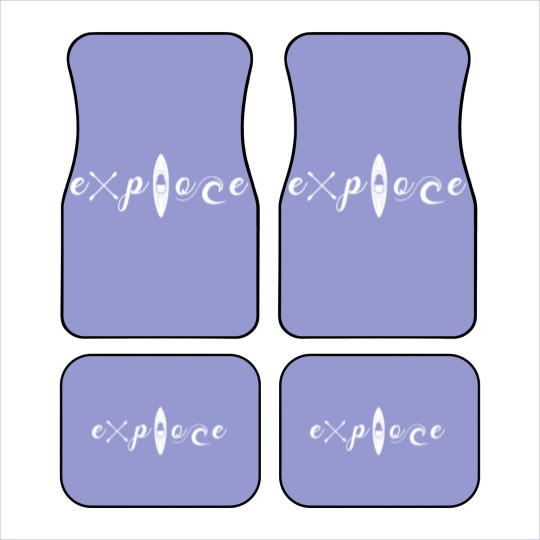 Discover Explore Kayaking For Kayak Lovers Car Mats