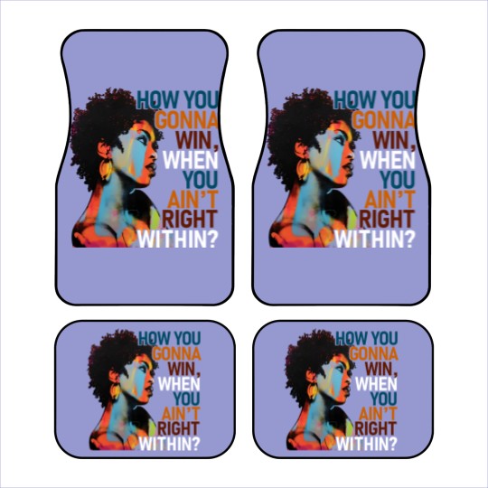 Discover How You Gonna Win When You ain't Right Within Car Mats, Lauryn Hill Graphic Car Mats