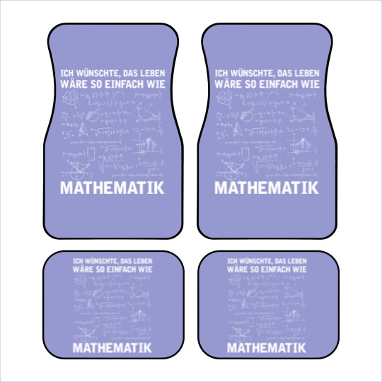 Discover Lustiger Mathematik Lehrer Mathe Nerd Car Mats