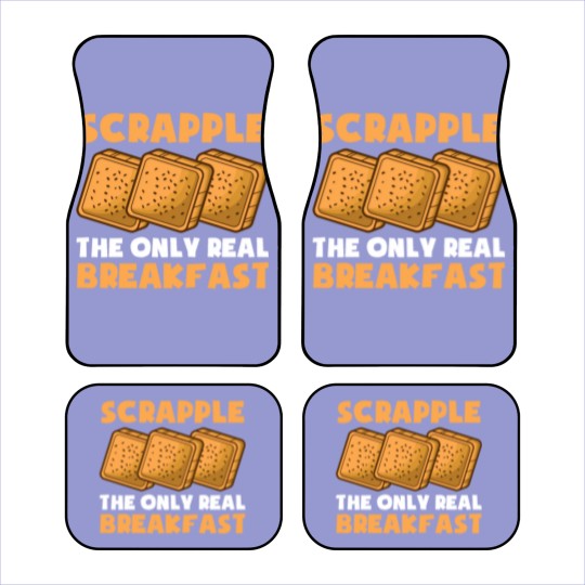 Discover Scrapple American Breakfast Pennsylvania philly Car Mats