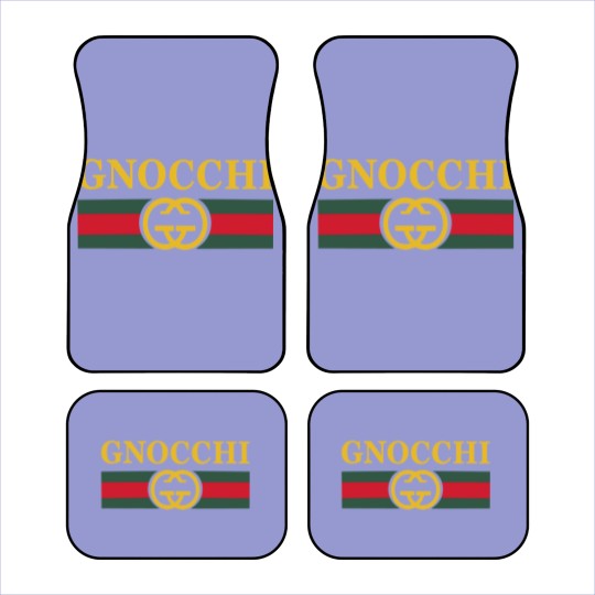 Discover Funny Gnocchi Pasta Logo Car Mats