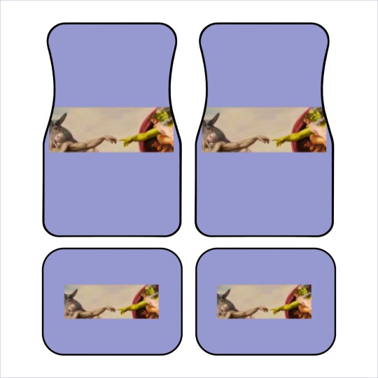 Discover Shrek hands of God Classic Car Mats, Love Shrek Car Mats