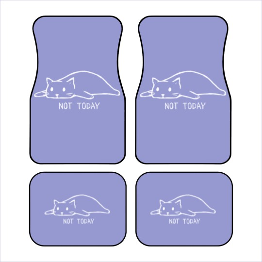 Discover Not Today Car Mats
