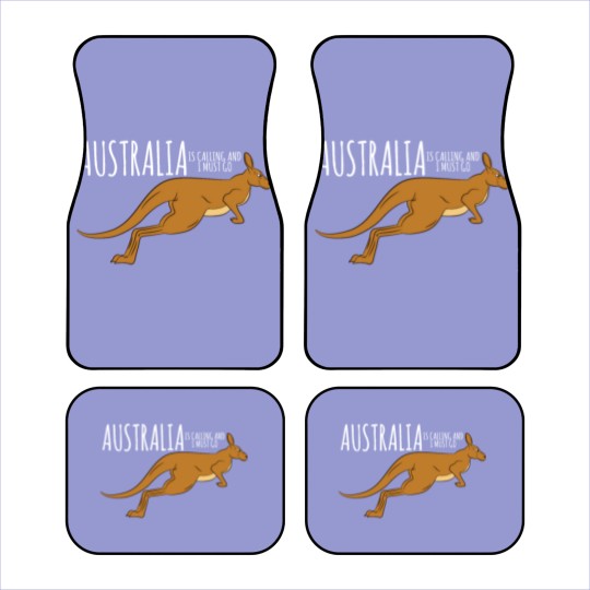 Discover Kangaroo-Australia Is Calling And I Must Go Car Mats