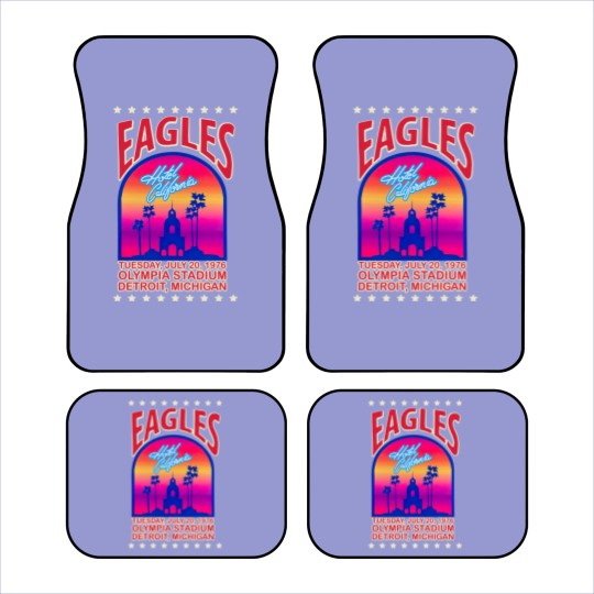Discover Eagles 1976 Hotel California concert Car Mats