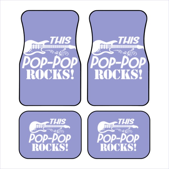 Discover Mens This Grandpa Rocks Car Mats - Guitar Rock n Roll Funny Gift Pop-Pop - Mens This Grandpa Rocks - Car Mats