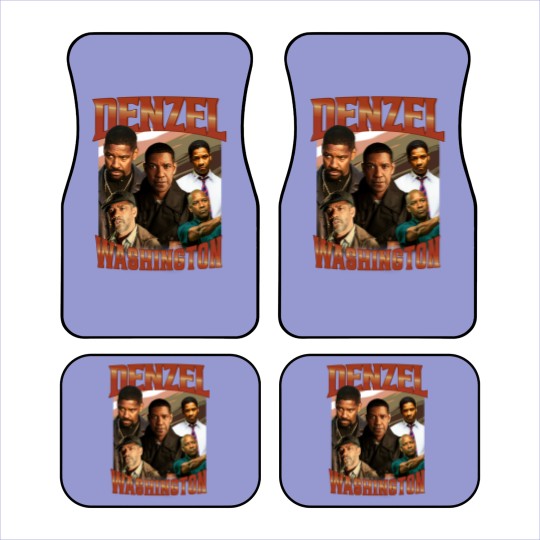 Discover DENZEL WASHINGTON Retro Vintage Car Mats - Denzel Washington Tribute Car Mats