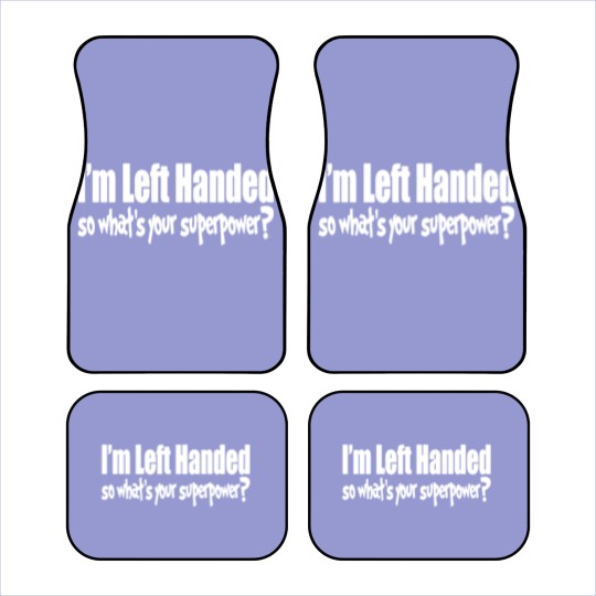 Discover FUNNY LEFT HANDED Car Mats