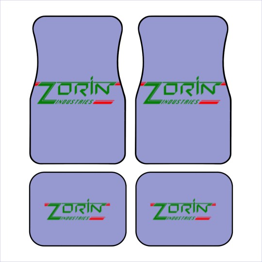 Discover James Bond Zorin Industries Text Car Mats