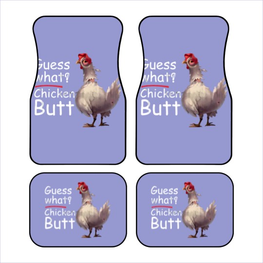 Discover Funny Guess What Chicken Chick Butt Great Gift Vin Car Mats