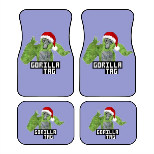 Discover Gorilla Tag Green Santa Hat Gorilla  png Car Mats