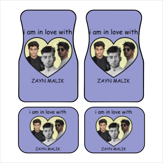 Discover Zayn Malik I am in love with Zayn Malik  White Graphic Car Mats