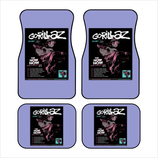 Discover Gorillaz The Now Now Car Mats Retro Vintage 90s Hip Hop Graphic