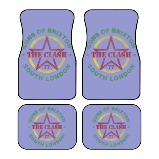 Discover the clash guns of brixton t Car Mats