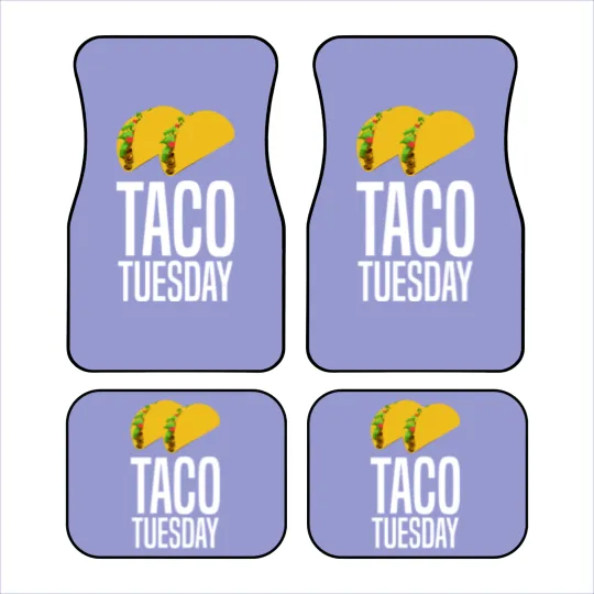 Discover Taco Tuesday Car Mats Car Mats Car Mats