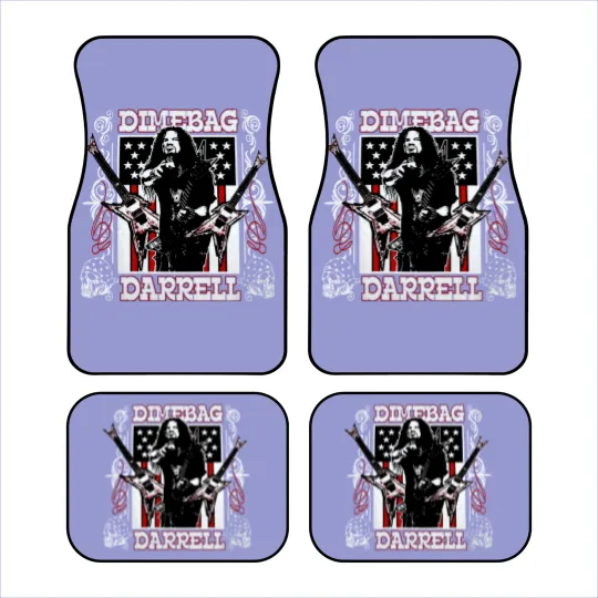Discover Dimebag Darrell Mayhem Skull Band Car Mats