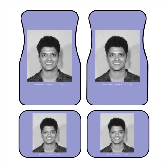 Discover Bruno Mars Mugshot Car Mats