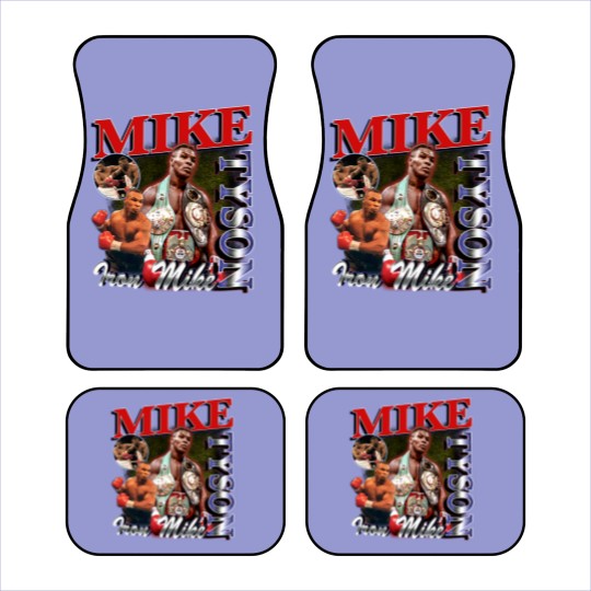Discover Vintage Wash Mike Tyson Car Mats, Vintage Acid Wash