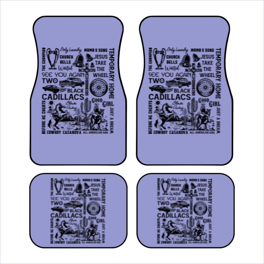 Discover Carrie Songs Car Mats, Country Concert Car Mats - Carrie Underwood Tour 2023 Car Mats