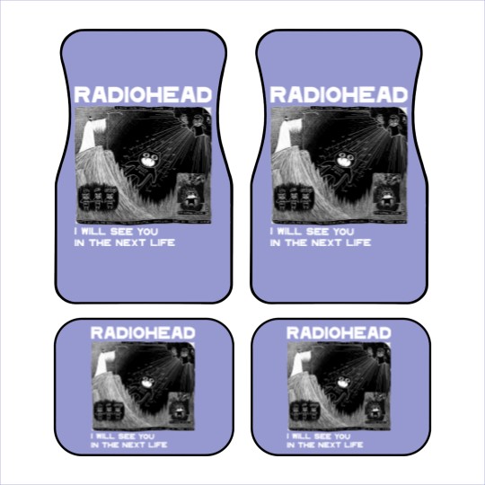 Discover Radiohead Car Mats, I will see you Car Mats