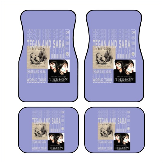 Discover Tegan and Sara Music Car Mats, Vintage 90s Crybaby Tour 2023 Tickets Album The Con Graphic Car Mats