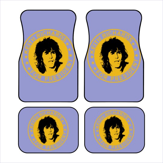 Discover Keith Richards For President Car Mats Keith Richards Car Mats