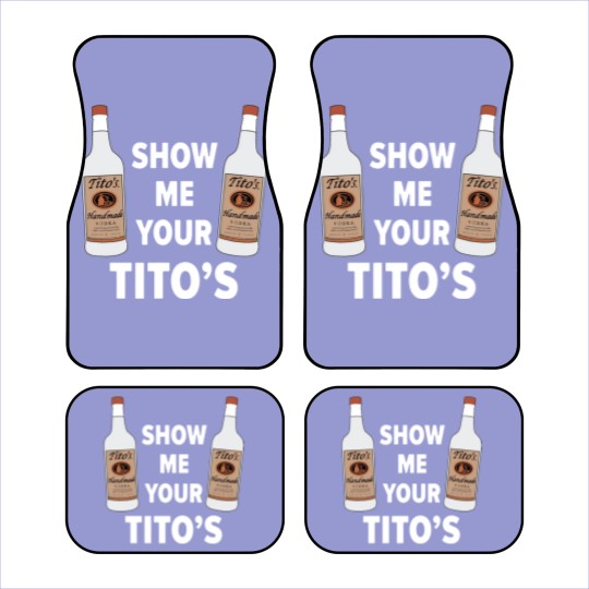 Discover TITOS Vodka Car Mats - Tito Vodka Handmade Unisex