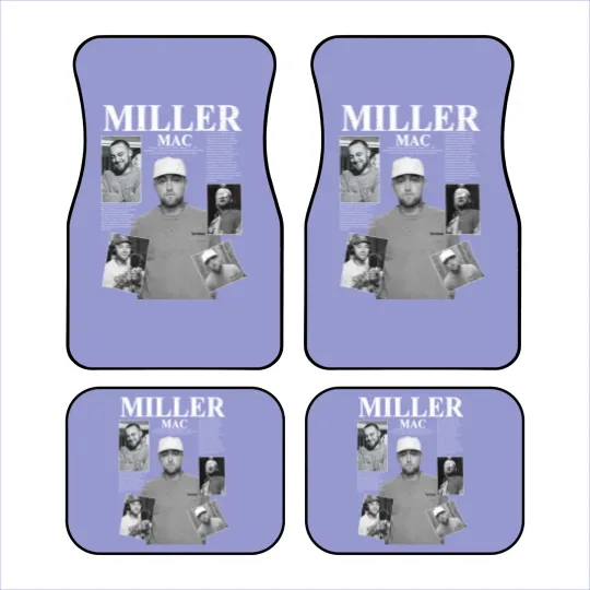 Discover macmiller Music Car Mats K1, macmiller Music Pop Car Mats, macmiller Concert 2023 Retro Unisex Gift Bootleg Car Mats Mus3004DK