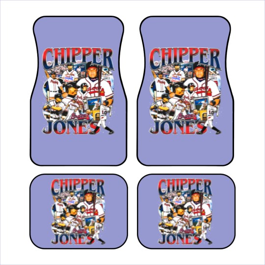 Discover Vintage 90s Graphic Style Chipper Jones Car Mats Vintage Sport Car Mats