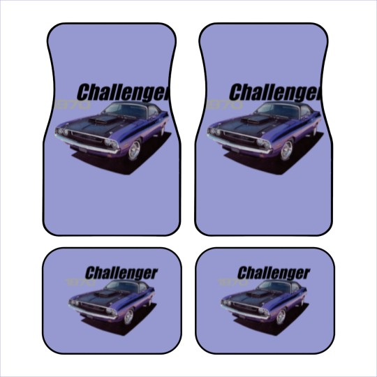 Discover 70 challenger in purple Car Mats
