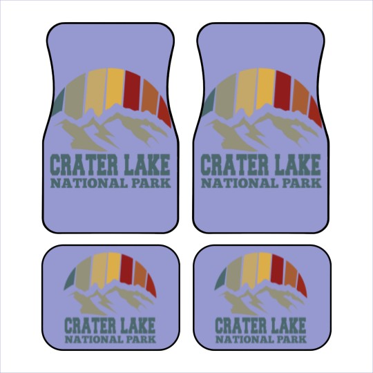 Discover crater lake Car Mats