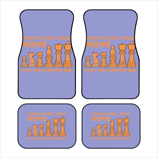 Discover Chess move Grandmaster spell Car Mats