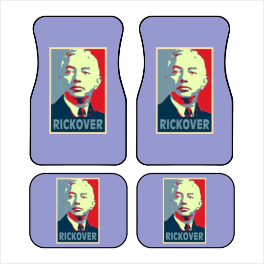 Discover Rickover, Rickover poster, Rickover Tribute Merch Car Mats