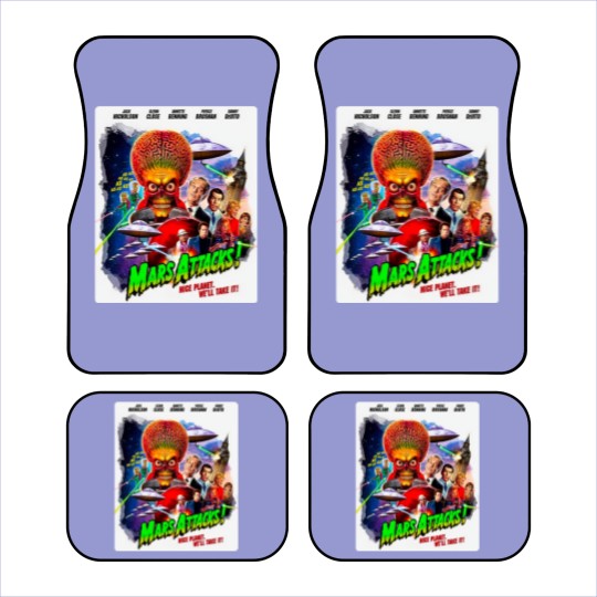 Discover Mars Attacks Soft Car Mats, Mars Attacks Movie Poster Car Mats