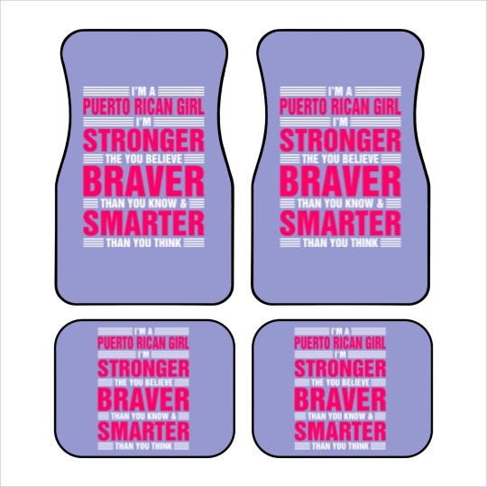 Discover Im A Puerto Rican Girl Car Mats