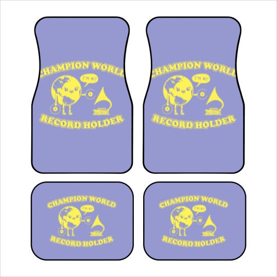 Discover W record Holder Car Mats