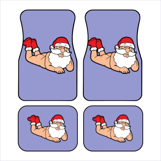 Discover Funny Sexy Santa Claus Xmas Merry Christmas Winter Car Mats