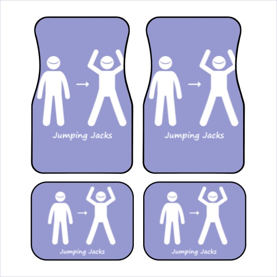 Discover Jumping jacks Car Mats