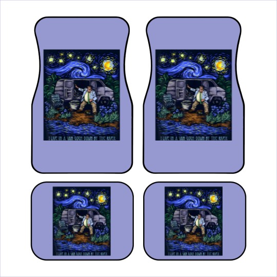 Discover i live in a van gogh down by the river t Car Mats