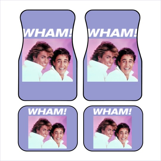 Discover WHAM! Car Mats 80's George Michael Vibes, George Michael and Andrew Ridgeley Car Mats