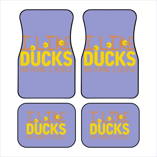 Discover Ducks Joke Pun People Duck Duckling Ducky Car Mats