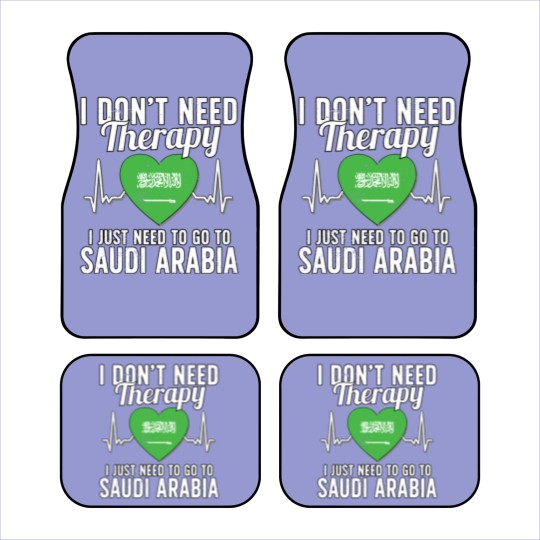 Discover Saudi Arabia flag I Arab Souvenirs Car Mats